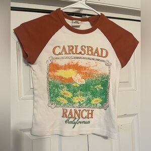 Urban outfitters women’s small cropped T-shirt